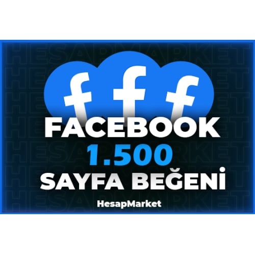  1500 ⭐ FACEBOOK ⭐ SAYFA BEĞENİ